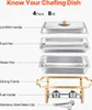 VEVOR Hot Pot Set Chauffe-plats en acier inoxydable avec 4 Voir les images du produit 5