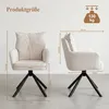 Duhome jídelní židle s područkami, otočná, z kordového Náhled obrázku produktu 3