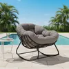Lesli Living Schaukelsessel Cozy Stone anthrazit/light-grey Produktbild-Vorschau 1