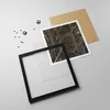 Gerahmtes Poster - Schwarzer Rahmen - Ornament Gold Schwarz Produktbild-Vorschau 4