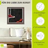 ARTland Leinwandbild Die roten Schuhe Größe: 100x100 cm Produktbild-Vorschau 2