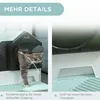PawHut Katzentoilette Katzenklo mit Schaufel Filter für Produktbild-Vorschau 7