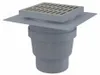 AlcaDrain Bodenablauf 150×150/110 mm mit einem senkrechten Produktbild-Vorschau 4