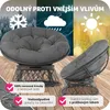 TecTake 403552, Polyester, Ocel, Černá Náhled obrázku produktu 9