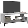 TV-Schrank Grau Sonoma 102x40x41 cm Holzwerkstoff und Stahl Produktbild-Vorschau 4