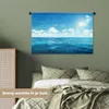 MuchoWow® Wandteppich Wandbehang Meer - Himmel - Sonne Produktbild-Vorschau 4