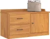 vidaXL Lavica do predsiene SANDNES 87x40x50 cm z masívneho Náhľad obrázku produktu 4