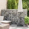 vidaXL Kôš na kameň Gabion s vekom Pozinkovaný drôt 150 × Náhľad obrázku produktu 1