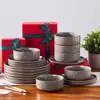 Service de table en faïence, 36 pièces, set de vaisselle Voir les images du produit 9