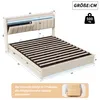 INONEFT čalúnená posteľ 160x200 cm s hydraulickým systémom Náhľad obrázku produktu 5