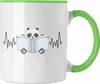 Trendation - Lesen Bücher Herzschlag Tasse Geschenk für Produktbild-Vorschau 1