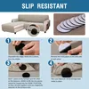 Topchances L Shape Sofa Covers, vodoodpudivý protiskluzový Náhled obrázku produktu 9