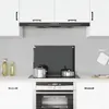 vidaXL Alzatina da cucina nera 70x50 cm in vetro temperato Anteprima dell’immagine prodotto 1