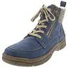 Zapatos de mujer Rieker, botines con cordones, color azul, Vista previa de la imagen del producto 13