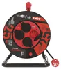 Venkovní prodlužovací kabel na bubnu 25 m / 4 zás. / černý / guma-neopren / 230V / 2,5 mm2 Produktbild-Vorschau