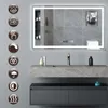 ZMH Badspiegel mit Beleuchtung 100x60cm Wandspiegel  IP44 Produktbild-Vorschau 5