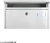 Biała skrzynka na listy metalowa 360x320 mm montaż Podgląd zdjęcia produktu 4