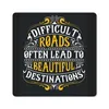 MuchoWow® Mauspad Mousepad Motivation - Retro - Zitat 20x20 Produktbild-Vorschau 1