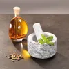 KESPER Mörser mit Schlegel aus weißem Marmor, Ø 13 cm, Höhe Produktbild-Vorschau 3