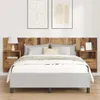vidaXL Tête de lit avec rangement, 3 pièces, bois de Voir les images du produit 2