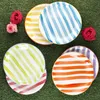 Summer Stripes Set de 6 Assiettes plates Grandes assiettes Voir les images du produit 3