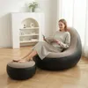 Aufblasbarer Loungesessel mit Fußhocker, schnelles Produktbild-Vorschau 3
