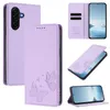 Lederhülle für Samsung Galaxy A57, Schmetterling Prägung Produktbild-Vorschau 2