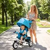 Tříkolka 6 v 1 s tyčí pro tlačení, dětská tříkolka s Náhled obrázku produktu 2