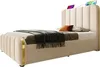 MODFU Lit Simple 90x200 cm - Lit avec LED et Tiroirs - Lin Voir les images du produit 11