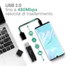 subtel Cavo OTG USB-C (Tipo-C) compatibile con Samsung Anteprima dell’immagine prodotto 6