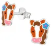Ohrstecker Pferd: Kinder Ohrringe Silber 925 Produktbild-Vorschau 1