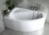Asymmetrische Badewanne - 130 x 85 cm - Links - ohne Produktbild-Vorschau 4