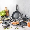Klausberg sada hrnců s mramorovaným nepřilnavým povrchem 12 Náhled obrázku produktu 2