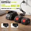 DEWINNER Souffleur de Feuilles sans Fil, 2 Batteries 4.0Ah, Voir les images du produit 4