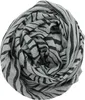 Baumwolltuch - Zebra grau - schwarz - quadratisches Tuch Produktbild-Vorschau 3