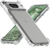 Two transparent phone cases with phones inside, arranged in an X shape. Produktbild-Vorschau