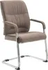 CLP 2er Set Freischwinger XL Anubis mit Armlehne taupe Produktbild-Vorschau 2