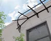 Canopia Tettoia Lily 2,16 x 0,9 nero trasparente Tettoia a Anteprima dell’immagine prodotto 5