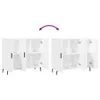 The Living Store Sideboard Weiß 90x34x80 cm Holzwerkstoff Produktbild-Vorschau 9