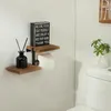 Wandmontierter Toilettenpapierhalter mit Ablage, Produktbild-Vorschau 4