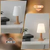 ZMH Tischlampe khaki E14 Nachttischlampe 2er Set Produktbild-Vorschau 5