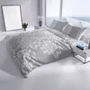 3-teilige Bettwäsche Biber 200x220 cm Beige Taupe Ornamente Produktbild-Vorschau 5