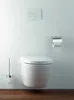 A clean, modern bathroom setting featuring a wall-mounted toilet. Anteprima dell’immagine prodotto