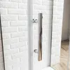 85x70cm 195cm 6mm ESG Falttür Glastür U-Form Duschkabine Produktbild-Vorschau 4