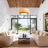 Suspension Parrot Uncle en bambou naturel et fer, hauteur Voir les images du produit 9