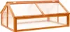 vidaXL Skleník hnědý 114x80x50 cm Jedlové dřevo Náhled obrázku produktu 7