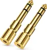 deleyCON Klinke Adapter 3,5mm auf 6,35mm [2 Stück] Produktbild-Vorschau 1