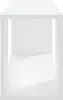 A white, open-fronted cube shelf unit, viewed from the front. Podgląd zdjęcia produktu