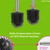 Toiletgreep aus Chrom-Metall, elegante Ersatz-Toiletgreep, Produktbild-Vorschau 6