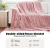 vidaXL Hádzacia deka ružová 240 x 220 cm fleece Náhľad obrázku produktu 5